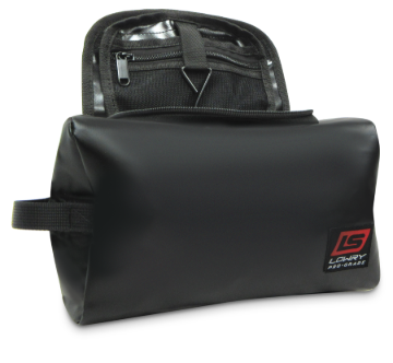 Pro Grade Vinyl Toiletry Bag Black PVBTB