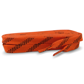 Picture of Standard Grade Molded Tip Waxed Laces  Neon Orange 24/CS
